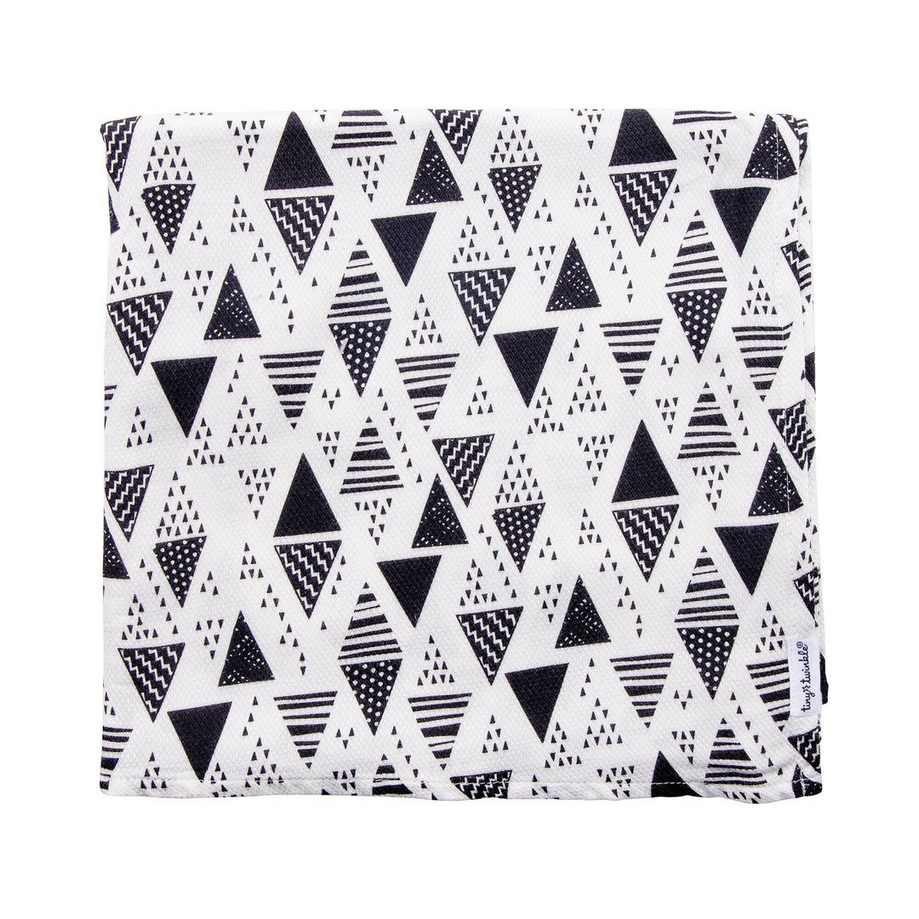 TINY TWINKLE Kaffle Swaddle Blanket - Triangles
