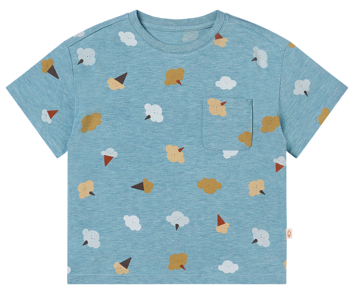Petite Revery Oversize Tee - Cloudy Cottoncandy
