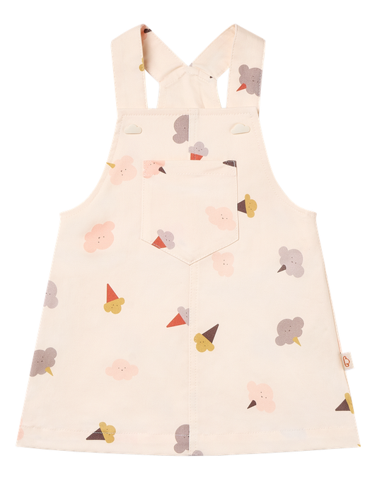 Petite Revery Dress Overalls - Dessert Sky