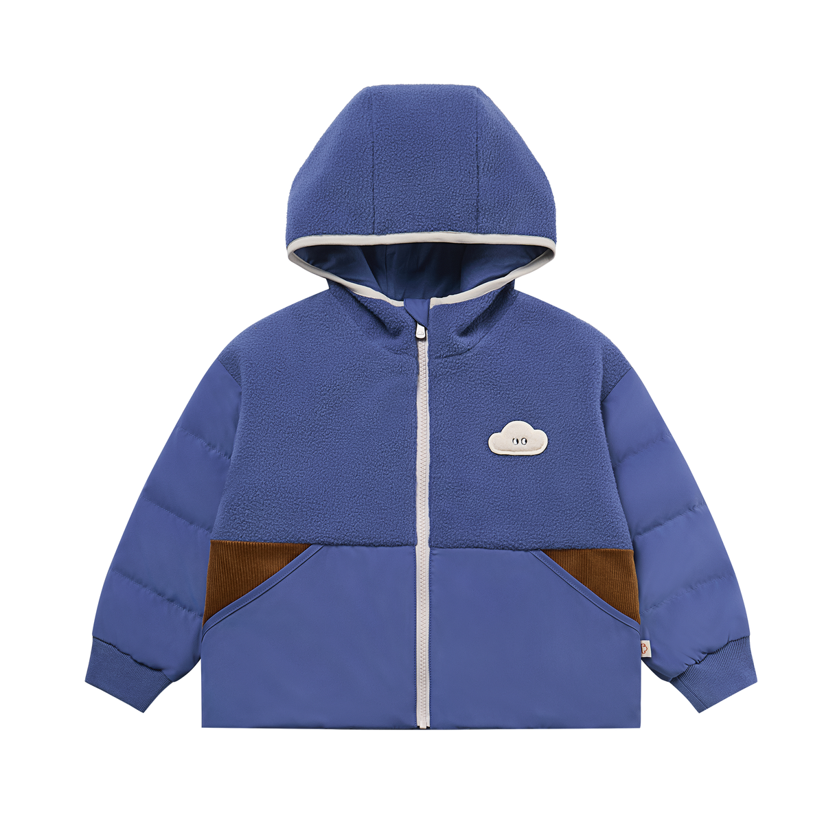 Petite Revery Recycled Polyester Down Jacket - Deep Sea Blue