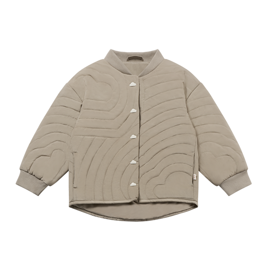 Petite Revery Recycled Nylon Quilted Cloud Jacket - Pine Wood