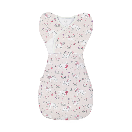 Nest Designs Startle Stop Sleep Bag Set 0.5 TOG (Organic Cotton) - Doggie Meadow