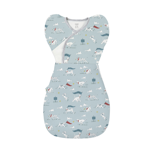 Nest Designs Startle Stop Sleep Bag Set 0.5 TOG (Organic Cotton) - Puppy Park