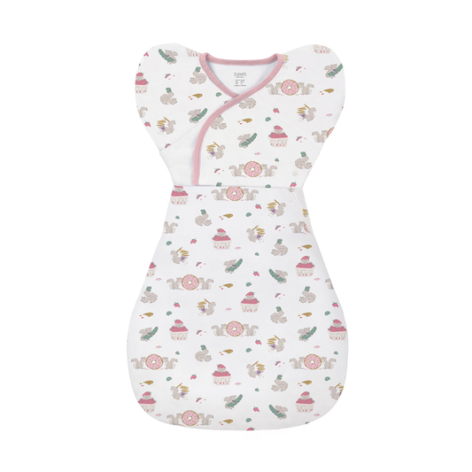 Nest Designs Startle Stop Sleep Bag Set 0.5 TOG (Organic Cotton) - Very Squirrelly