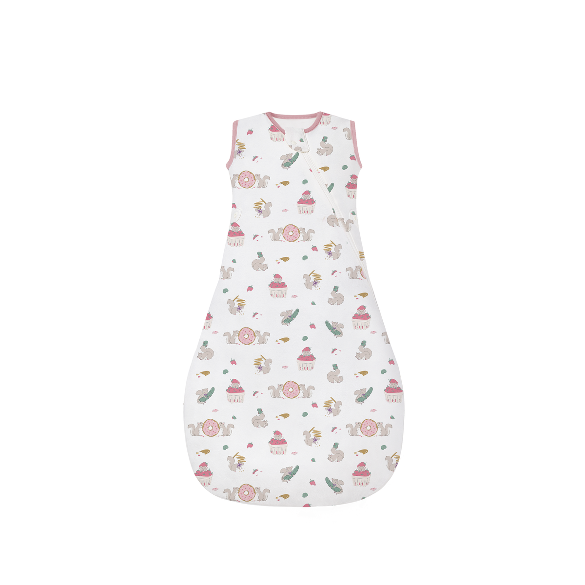 Nest Designs Startle Stop Sleep Bag Set 0.5 TOG (Organic Cotton) - Very Squirrelly