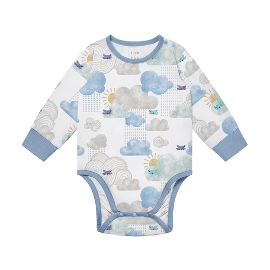 Nest Designs Long Sleeve Onesie - Fluffy Puffs