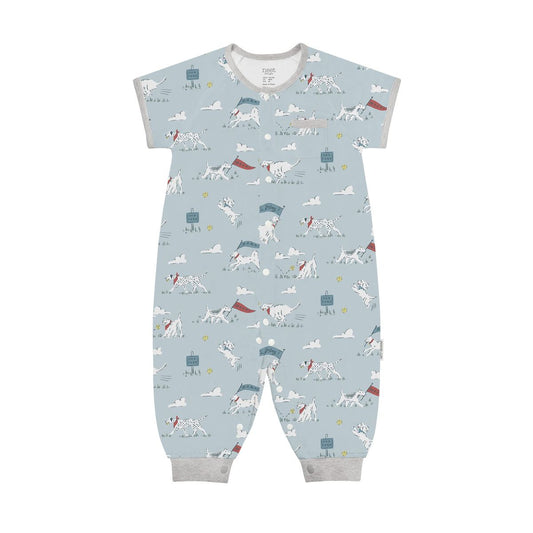 Nest Designs Short Sleeve Romper (Bamboo) - Puppy Park