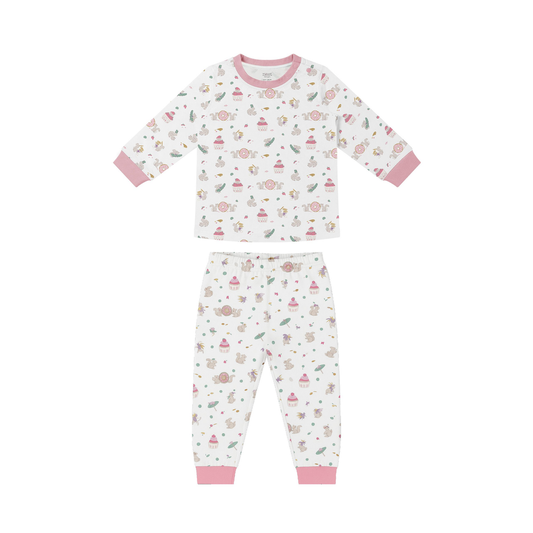 Nest Designs Two-Piece Long Sleeve PJ Set (Organic Cotton)