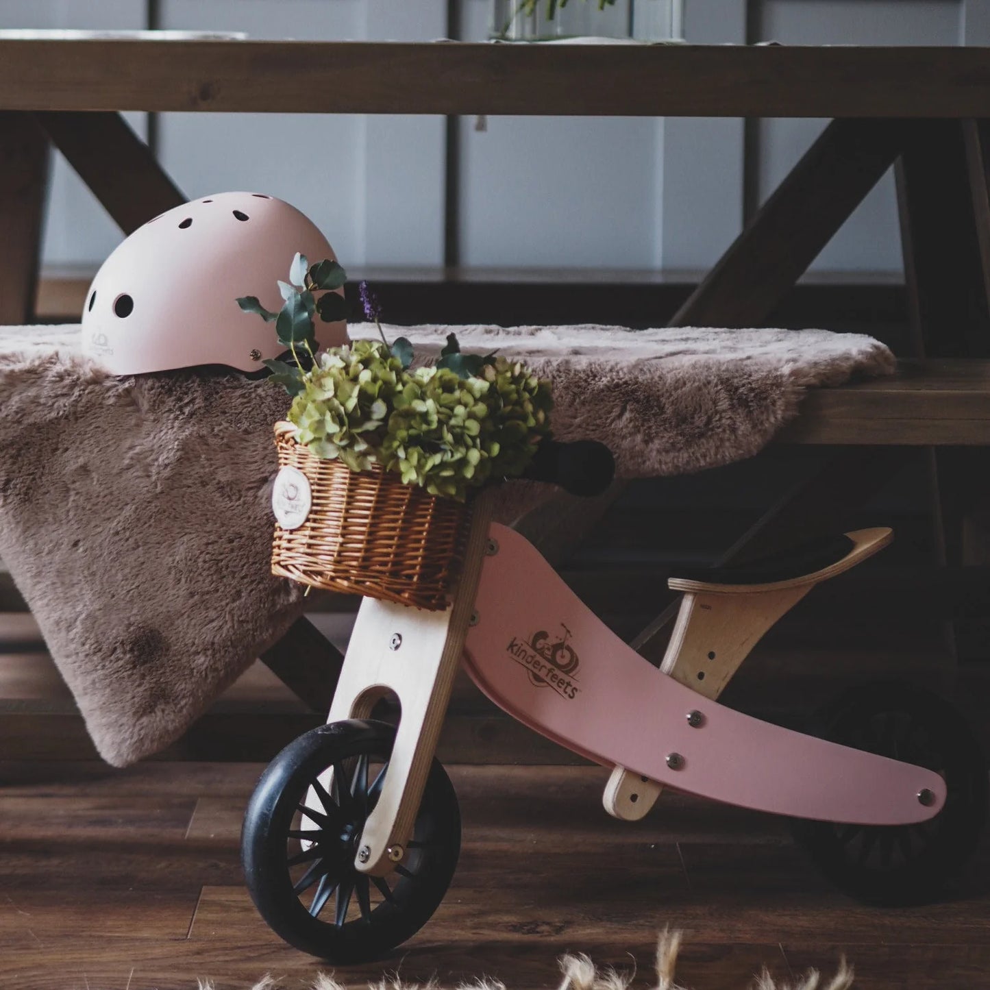 KINDERFEET Tiny Tot PLUS Bike - Rose