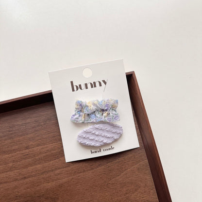 Bunny 2-pack Hair Clips - product photo