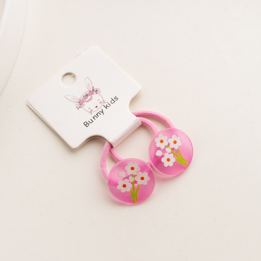BUNNY® 2-pack Flower and Fruit hair tie