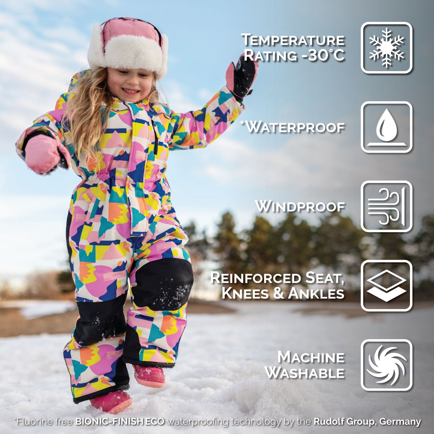 Jan and Jul  | Kids Waterproof Snowsuit