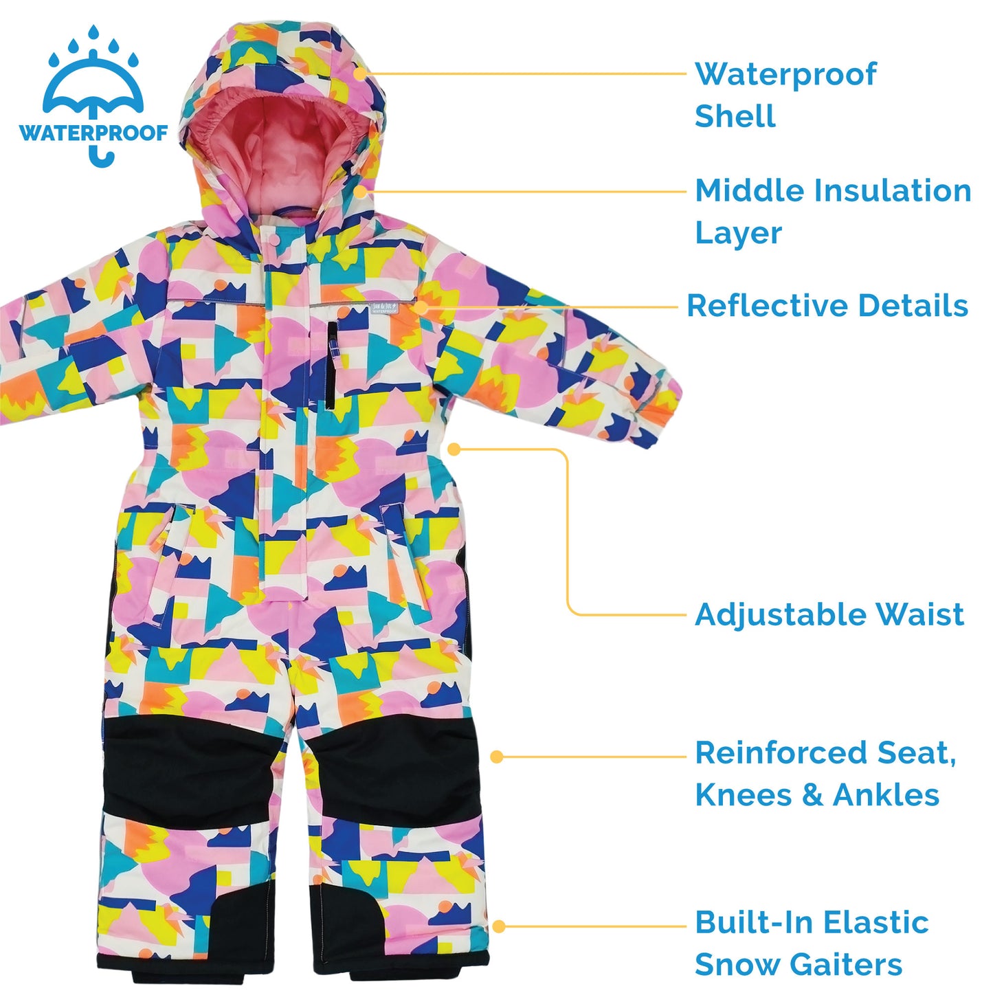 Jan and Jul  | Kids Waterproof Snowsuit