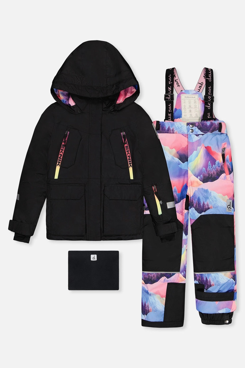 DEUX PAR DEUX Two Piece Teknik Snowsuit