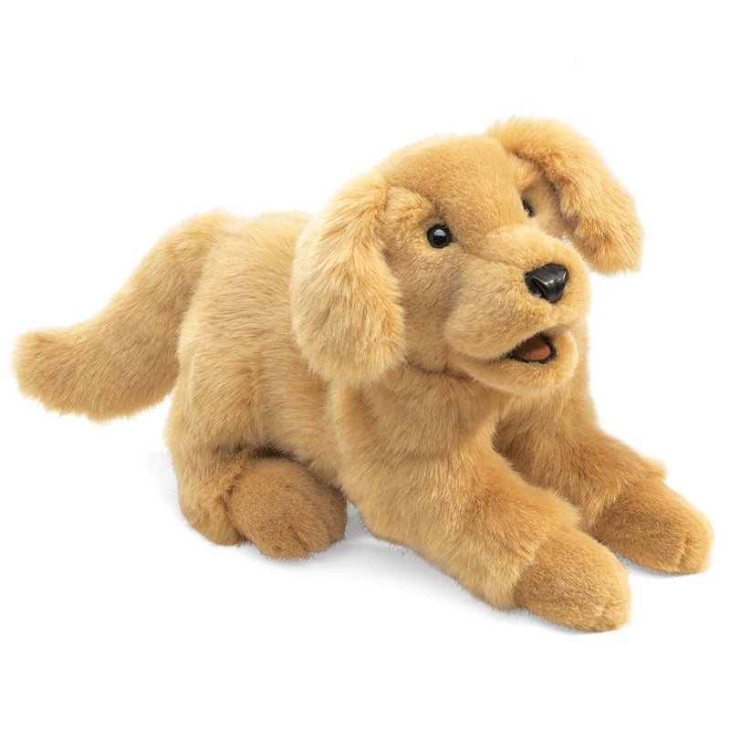 Folkmanis Puppets -Golden Retriever Puppy