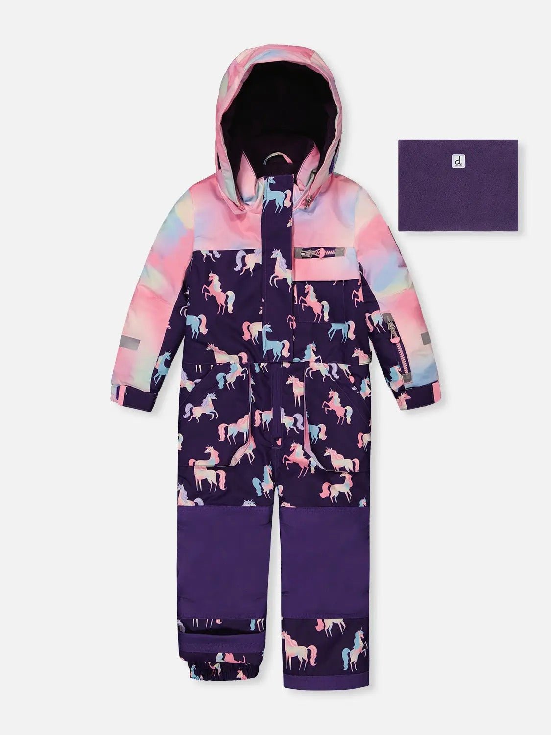 DEUX PAR DEUX Kids One Piece Play Snowsuit