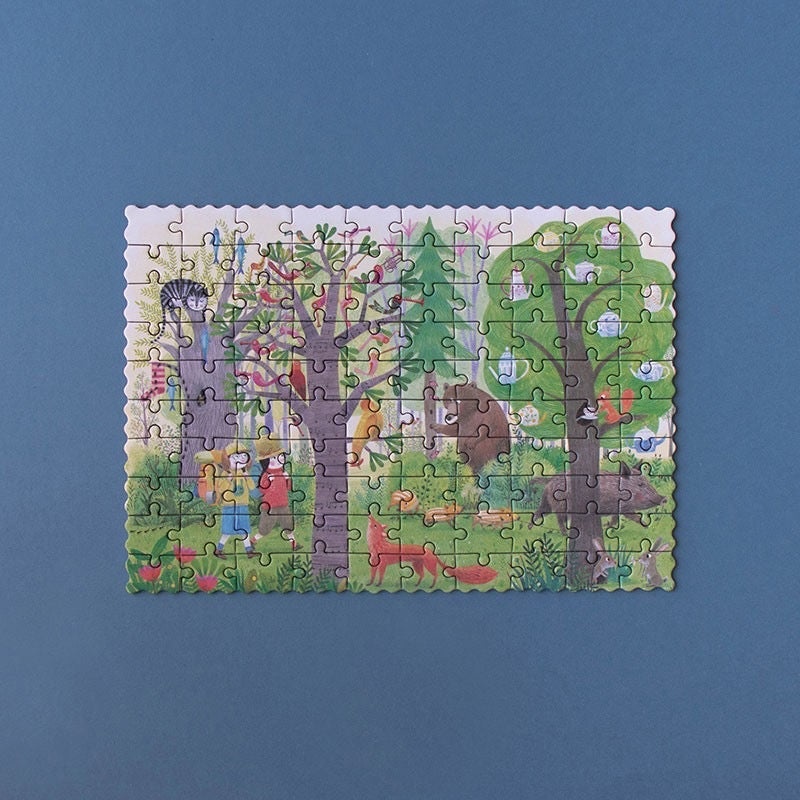LONDJI  Pocket Puzzle - Night & Day in the Forest Reversible Puzzle