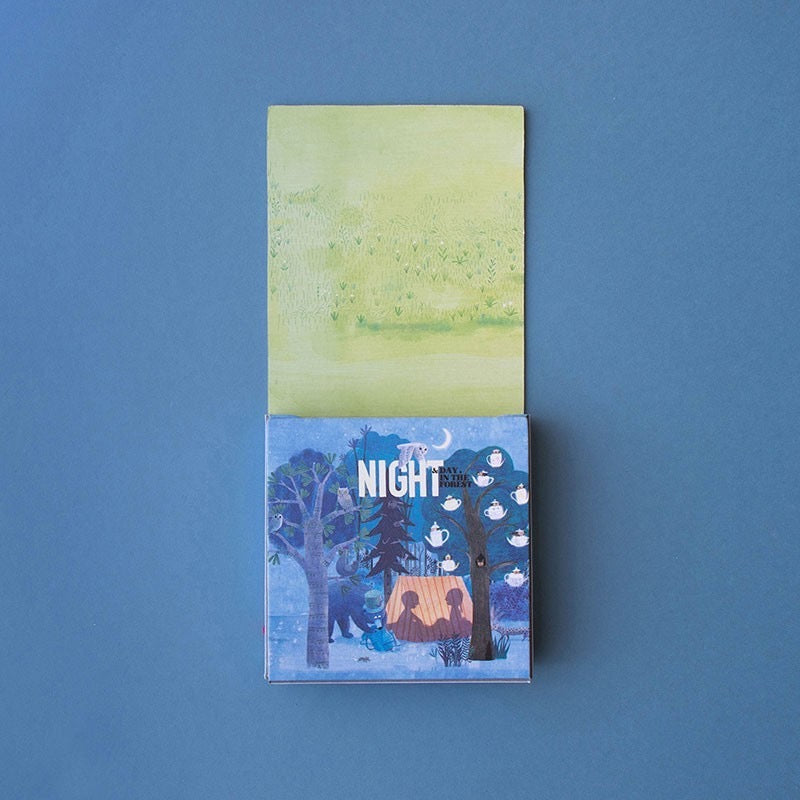 LONDJI  Pocket Puzzle - Night & Day in the Forest Reversible Puzzle