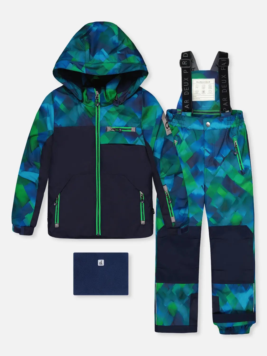 DEUX PAR DEUX Two Piece Play Snowsuit