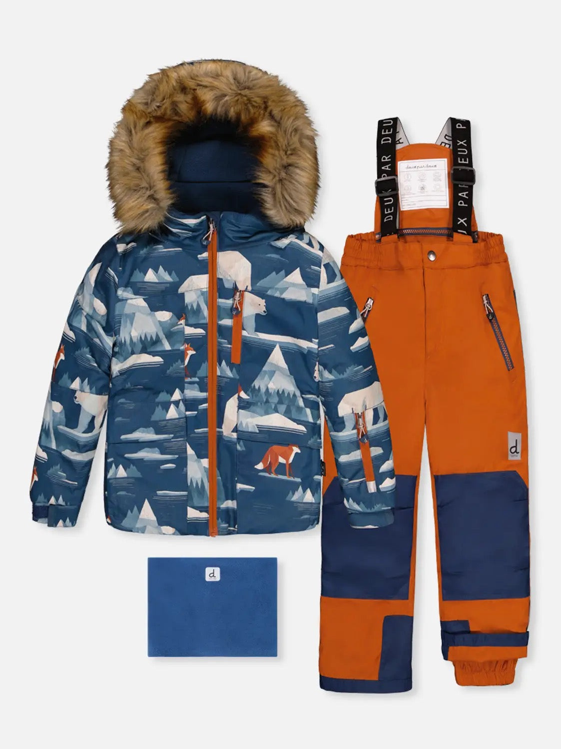 DEUX PAR DEUX Two Piece Play Snowsuit