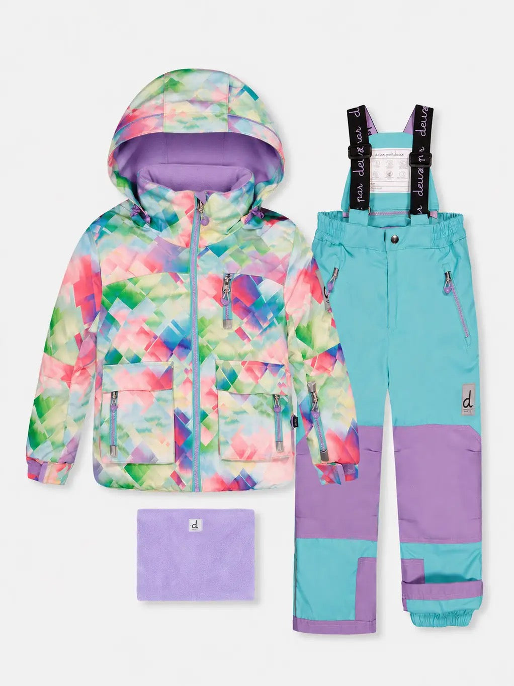 DEUX PAR DEUX Two Piece Play Snowsuit