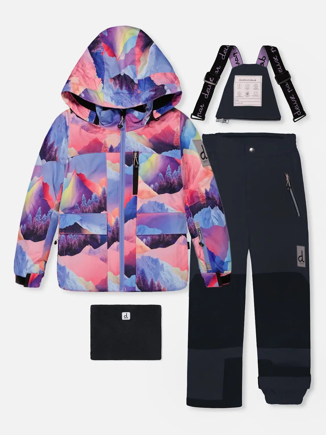 DEUX PAR DEUX Two Piece Play Snowsuit