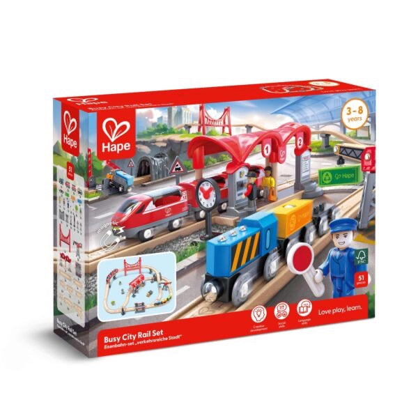 Hape® BUSY CITY RAIL SET