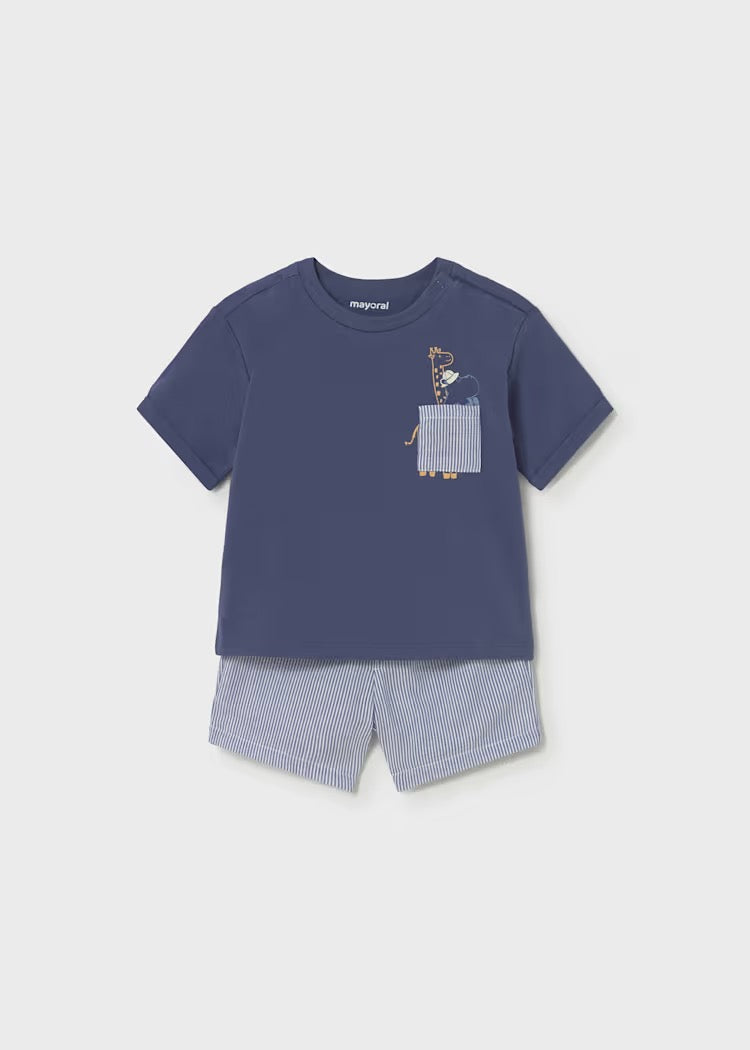 Mayoral Baby Shorts and T-Shirt 2-Piece Set