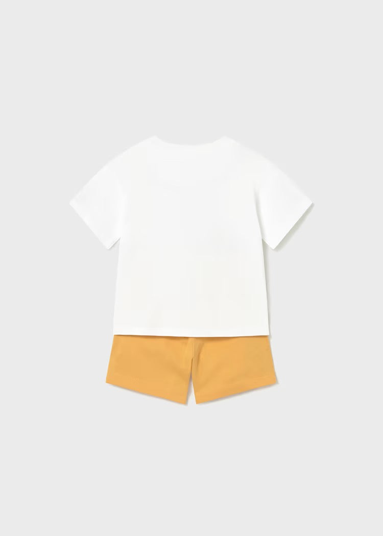 Mayoral Baby Knit Shorts and T-Shirt 2-Piece Set