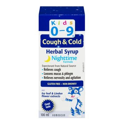 HOMEOCAN Kids 0-9 Herbal Nighttime Syrup