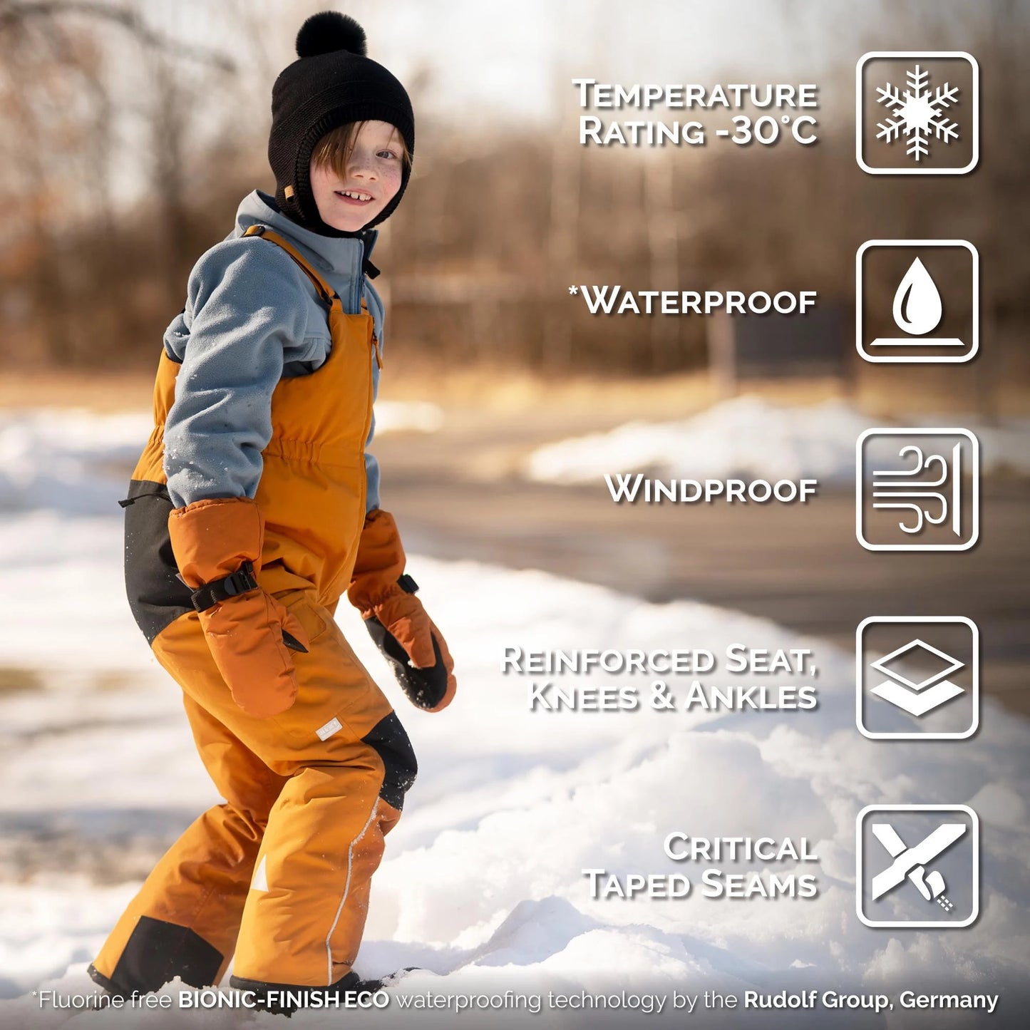 Jan and Jul  | Kids Snow Overalls