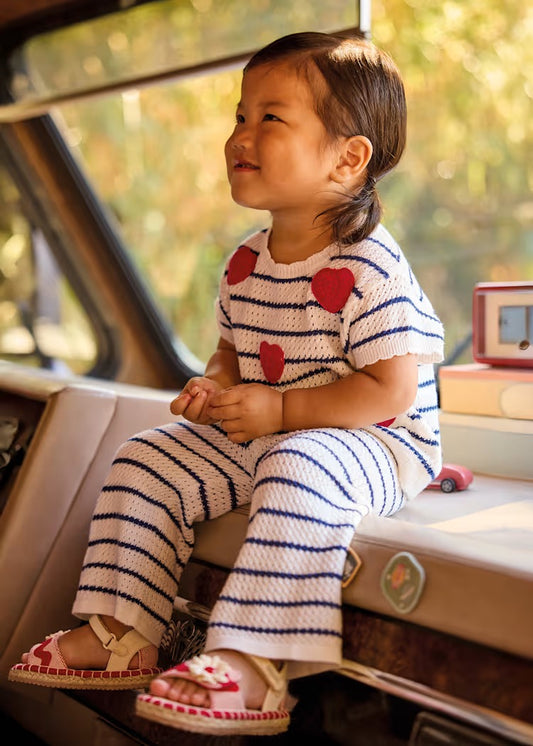 Mayoral Baby Pants and Heart Top Set