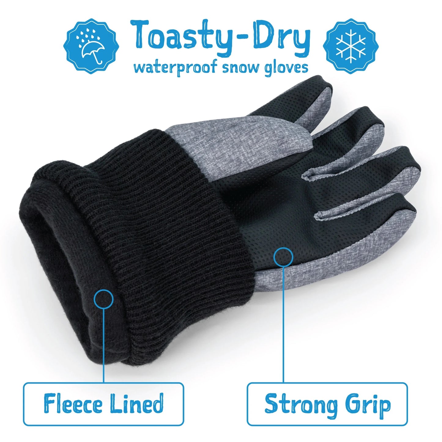 Jan and Jul Cozy-Dry Waterproof Snow Gloves
