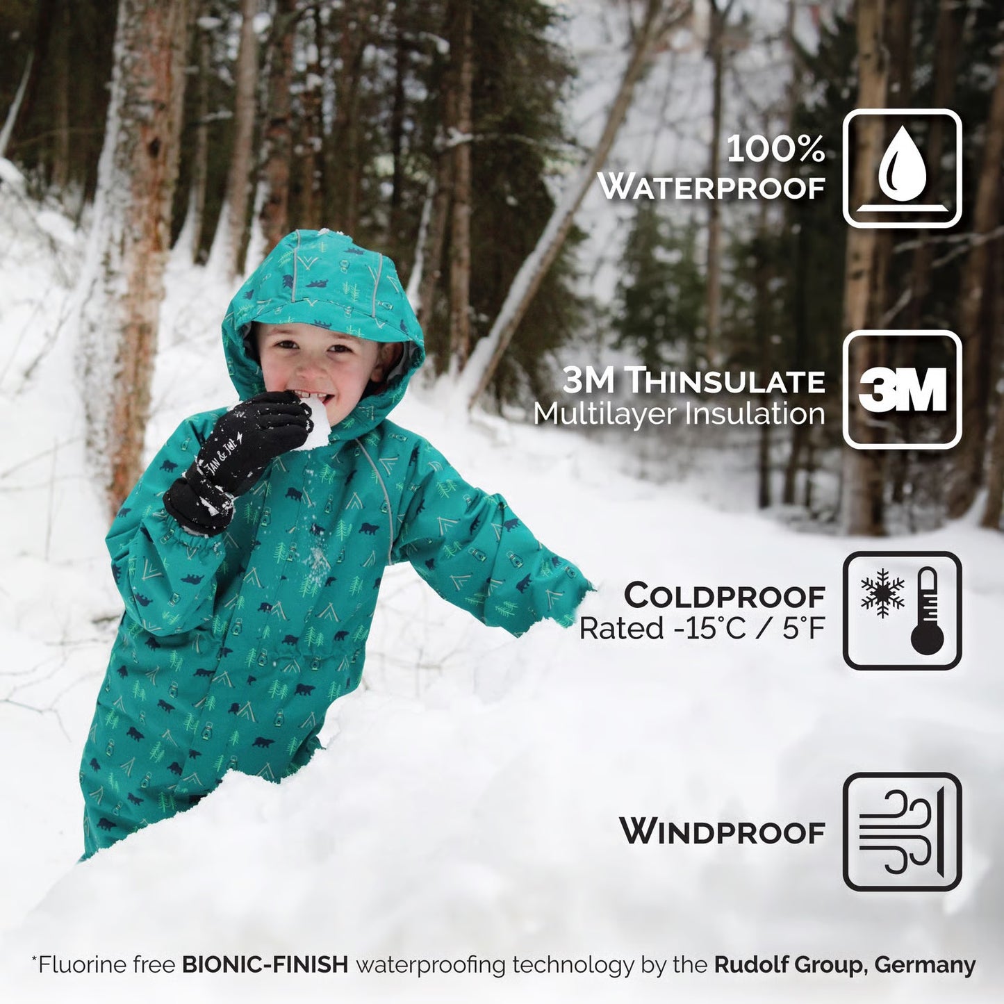 Jan and Jul Cozy-Dry Waterproof Snow Gloves