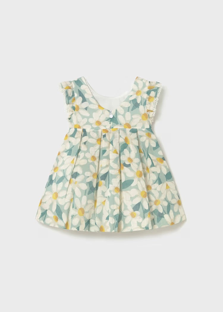 Mayoral Baby Floral Print Ruffled Dress