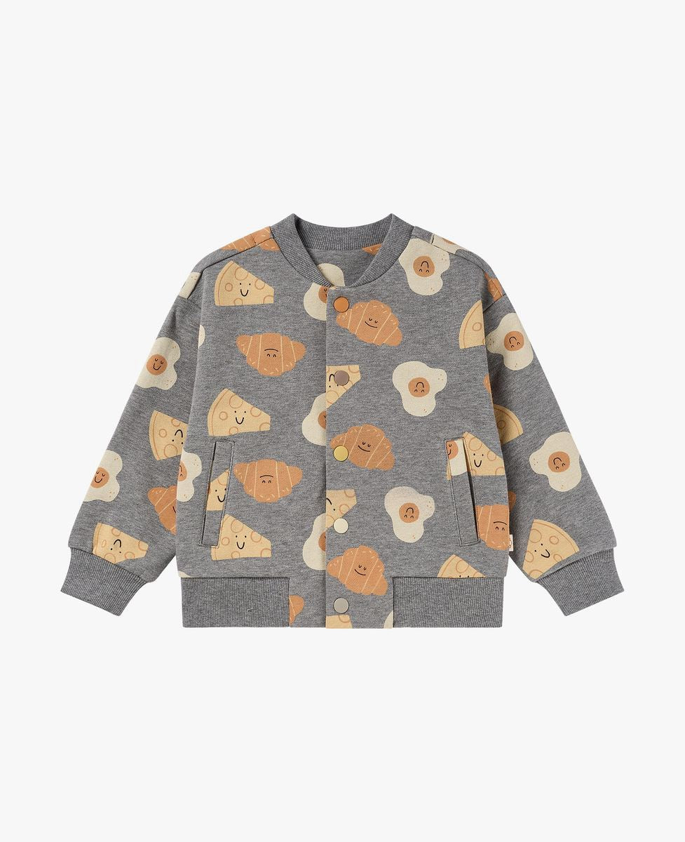 Petite Revery Baseball Jacket - Smiley Side Up