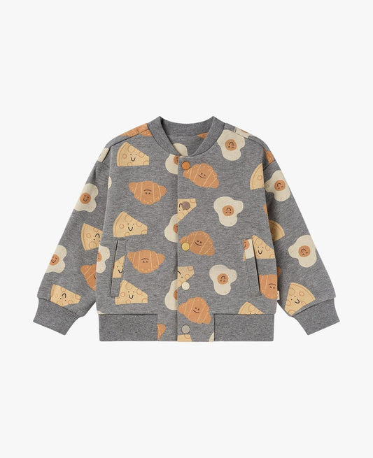 Petite Revery Baseball Jacket - Smiley Side Up