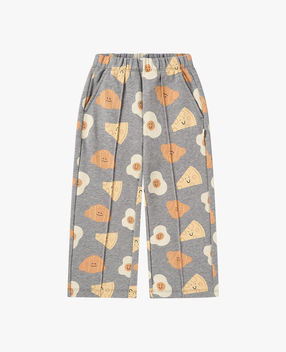 Petite Revery Kids Wide Leg Pants - Smiley Side Up
