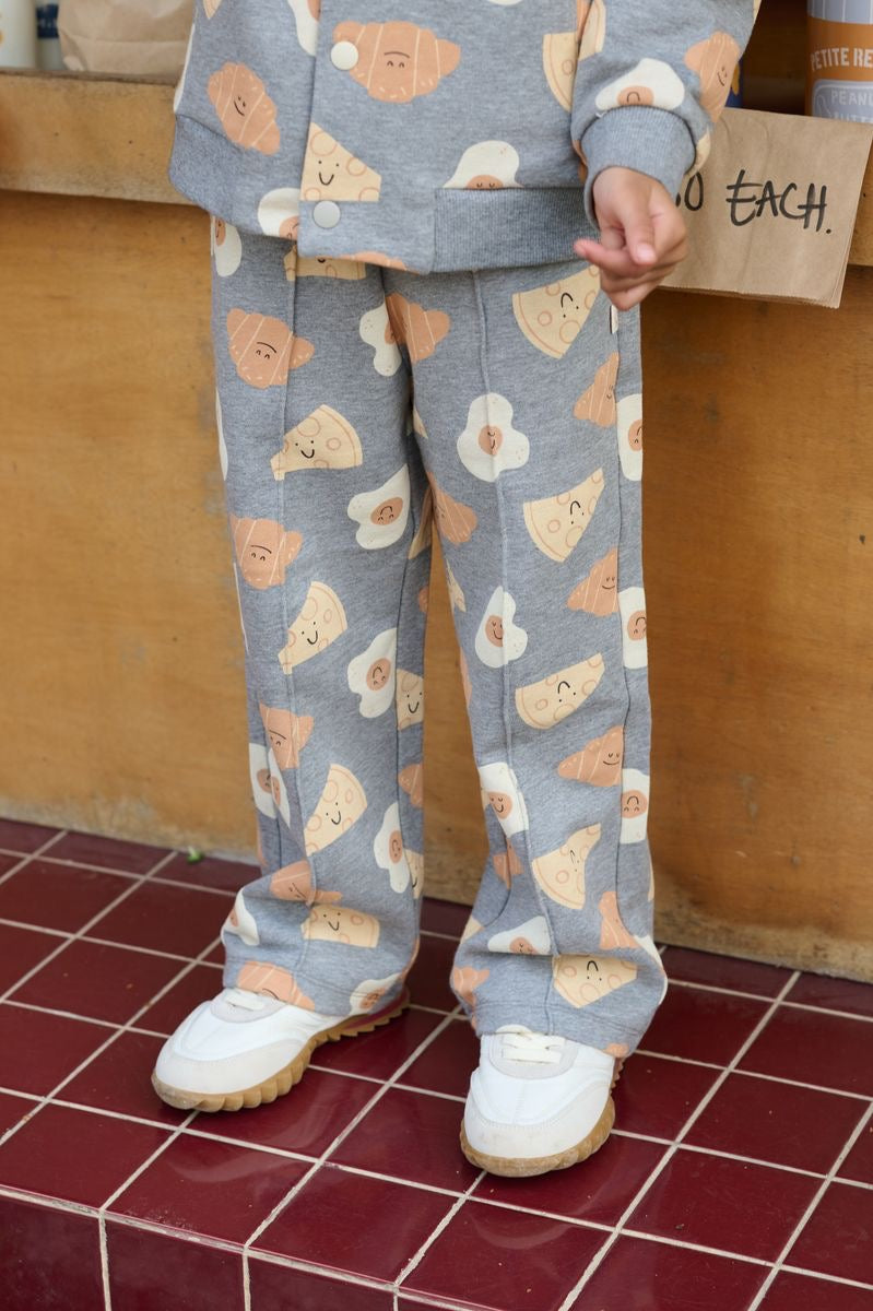 Petite Revery Kids Wide Leg Pants - Smiley Side Up