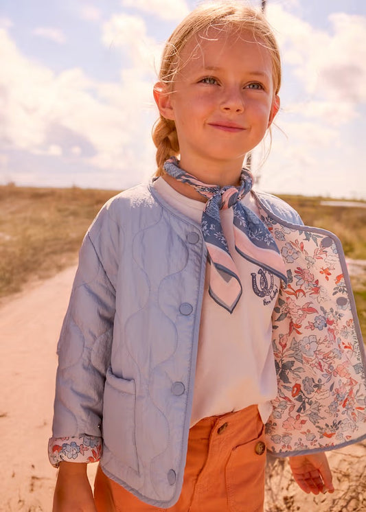 Mayoral Girl Reversible Quilted Jacket