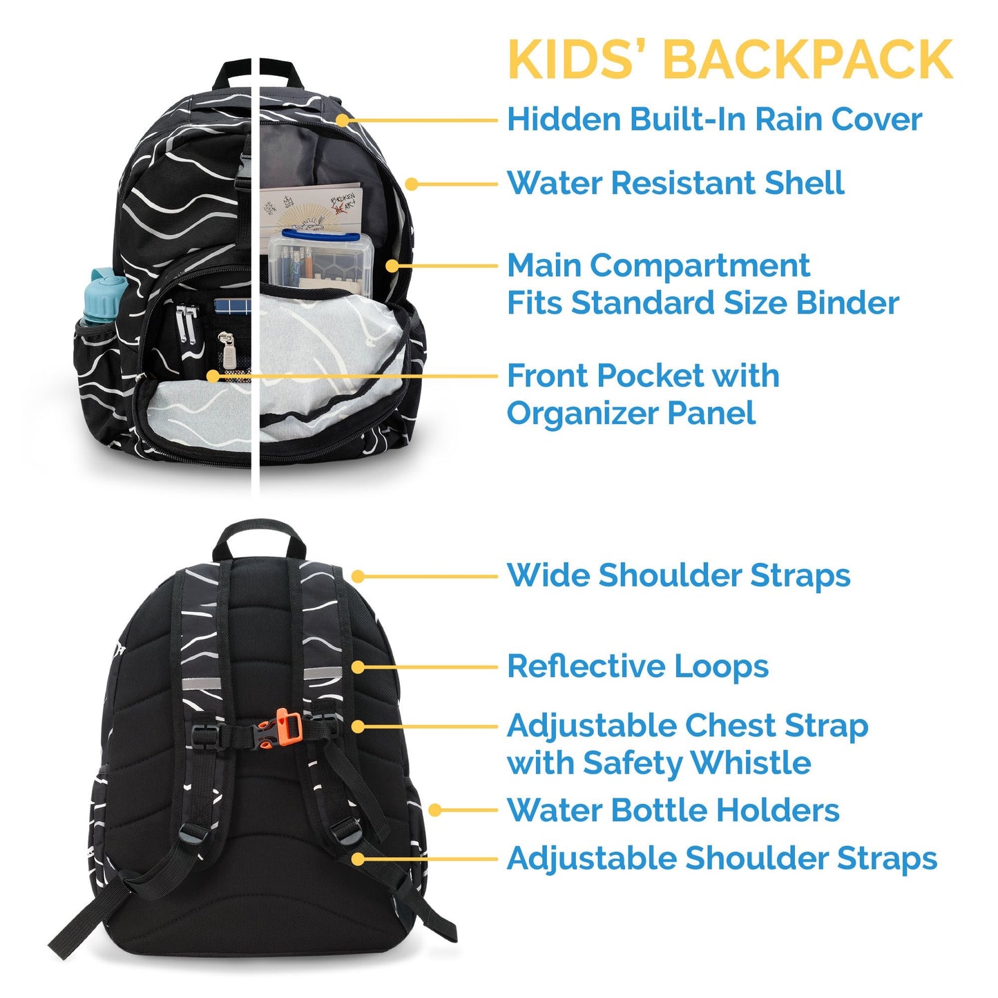 Jan and Jul  |Little Xplorer Kids Backpacks | Big Trucks