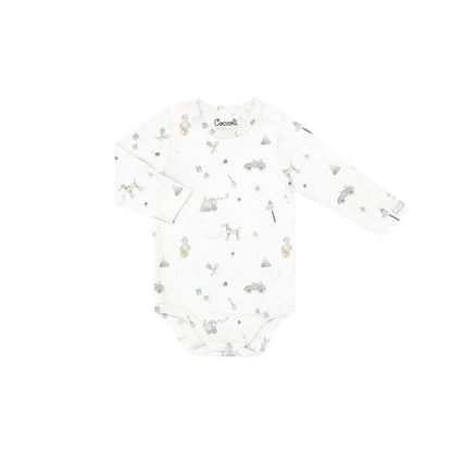 Coccoli Modal Romper in Toys On Cream - product photo