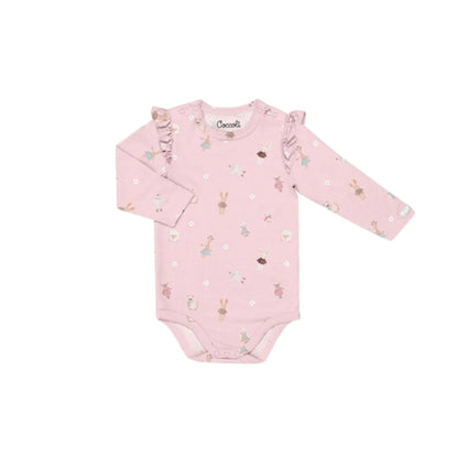 Coccoli Modal Romper in Plush On Light Pink - product photo