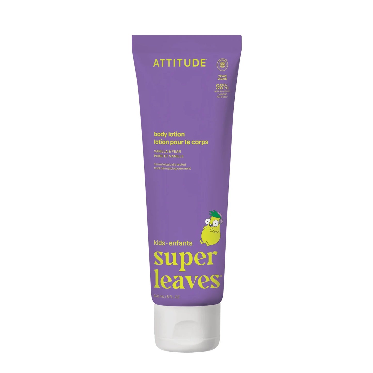 ATTITUDE Body lotion : Super Leaves - Vanilla & Pear 240ML