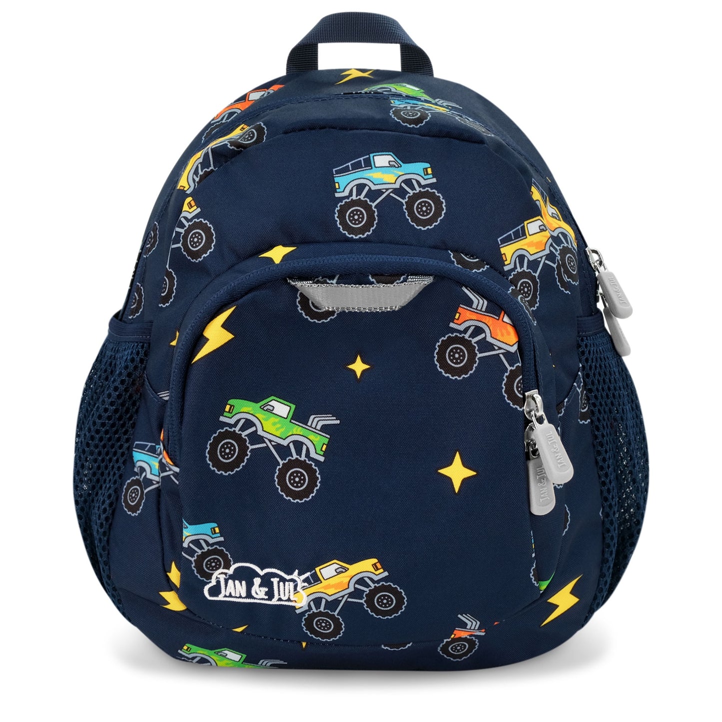 Jan and Jul  | Little Xplorers Mini Preschool Backpack - Big Trucks