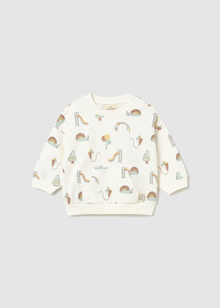 Mayoral Newborn Graphic Sweatshirt