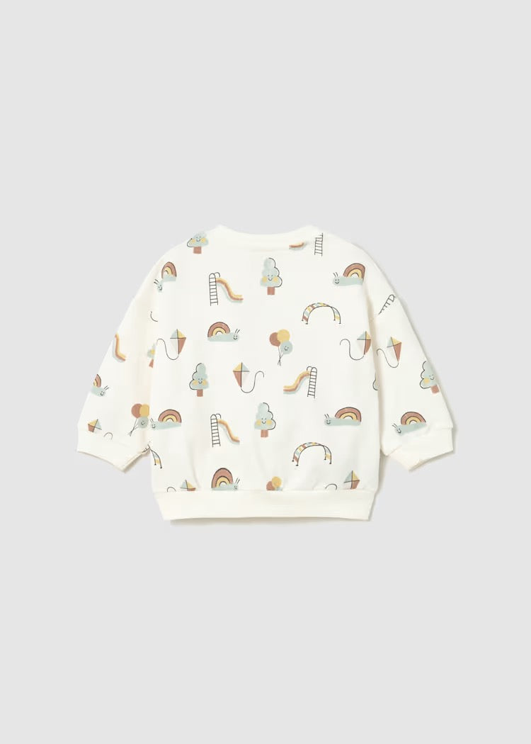 Mayoral Newborn Graphic Sweatshirt