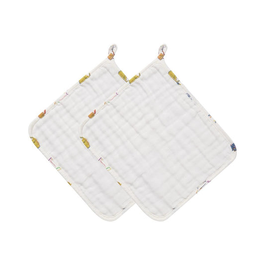 Nest Designs 6 Layer Baby Washcloth Set (Organic Cotton, 2 Pack)