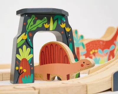 Mentari Lost World Dinosaur Railway Set