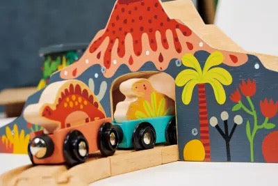 Mentari Lost World Dinosaur Railway Set